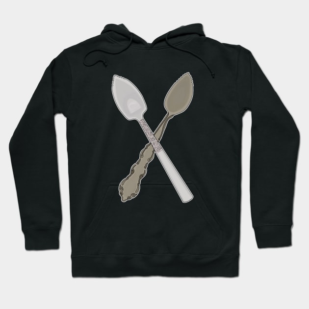 Grapefruit, Orange, Citrus, Fruit Spoons Hoodie by DiegoCarvalho